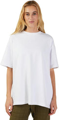 Women's Wordmark Oversized Short Sleeve T-Shirt, White, Large