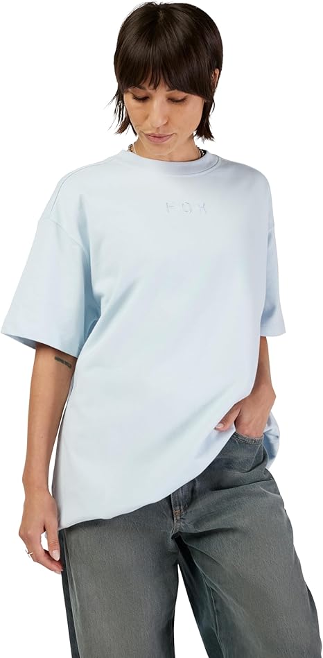 Women's Wordmark Oversized Short Sleeve T-Shirt, White, Large